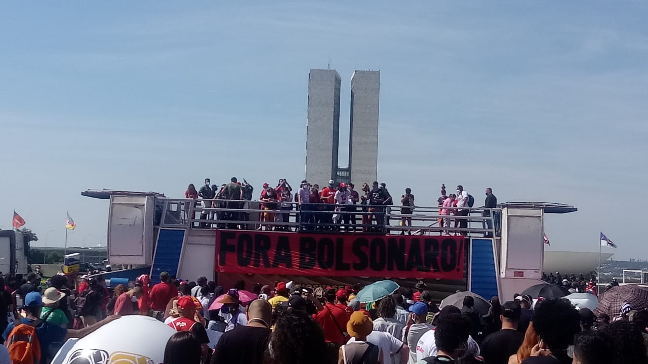 Manifestação contra Bolsonaro em Brasília [fotografo] Tiago Rodrigues [/fotografo]