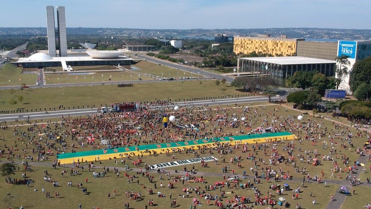 Manifestação contra Bolsonaro em Brasília [fotografo] Tiago Rodrigues [/fotografo]