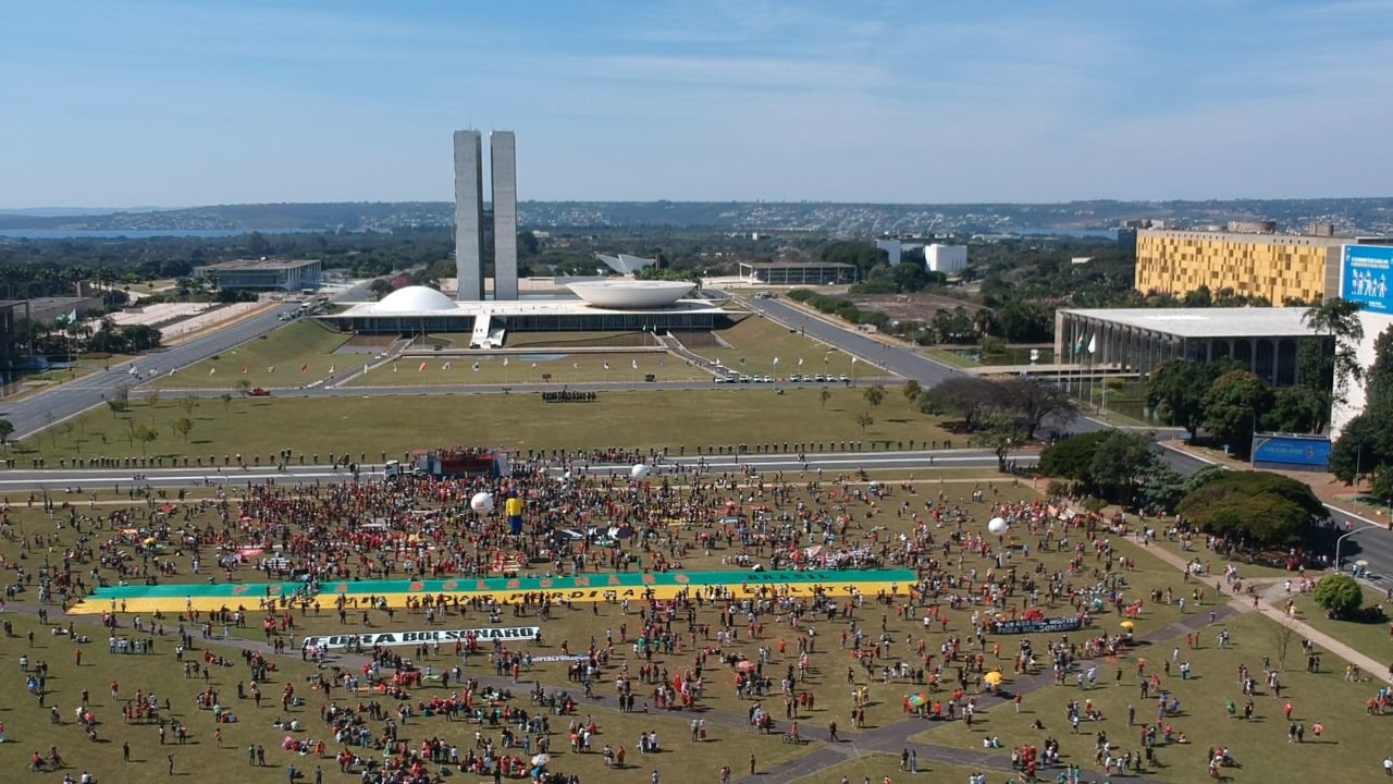 Manifestação contra Bolsonaro em Brasília [fotografo] Tiago Rodrigues [/fotografo]