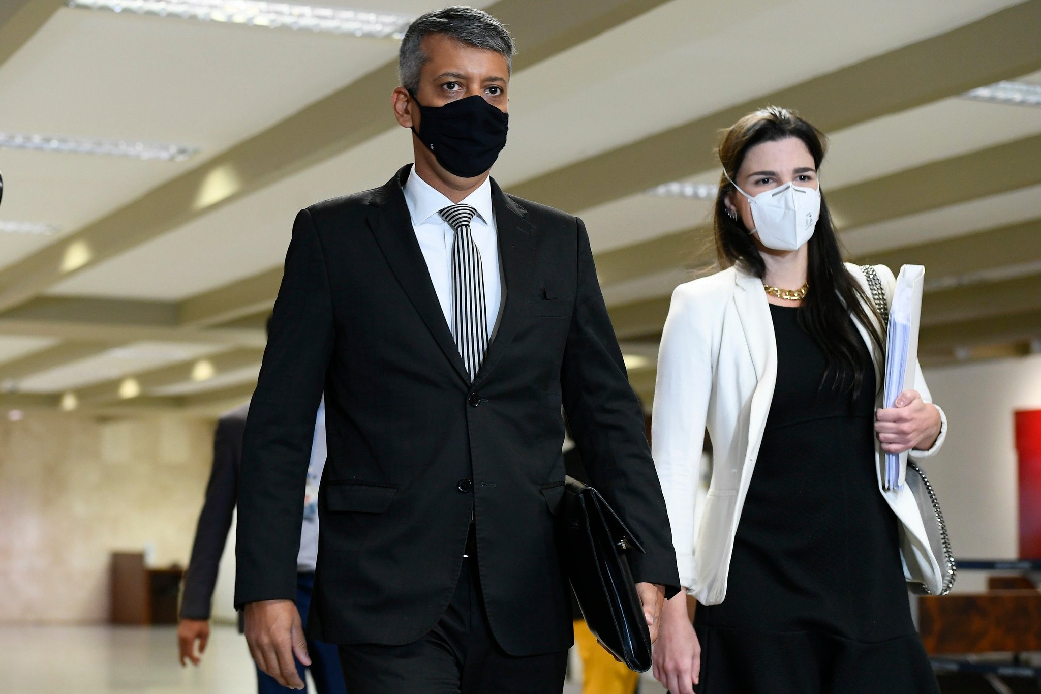 Ex-diretor do Departamento de Logística do Ministério da Saúde, Roberto Ferreira Dias [fotografo] Marcos Oliveira/Agência Senado [/fotografo]