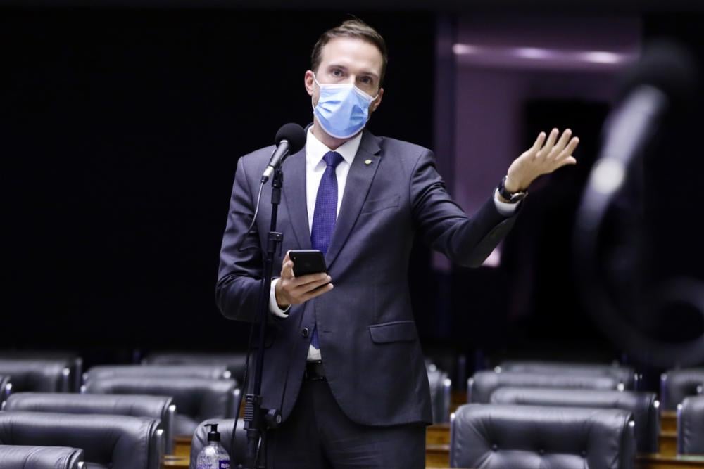 Vinicius Poit, líder da Bancada do Novo na Câmara [fotografo] Najara Araújo/ Câmara dos Deputados [/fotografo]