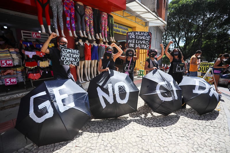 Ato contra Bolsonaro em 29 de maio em Salvador[fotografo]Jonas Santos/Mídia Ninja[/fotografo]