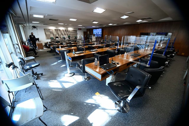 Sala de reuniões da CPI [fotografo] Marcos Oliveira/Agência Senado [/fotografo] 