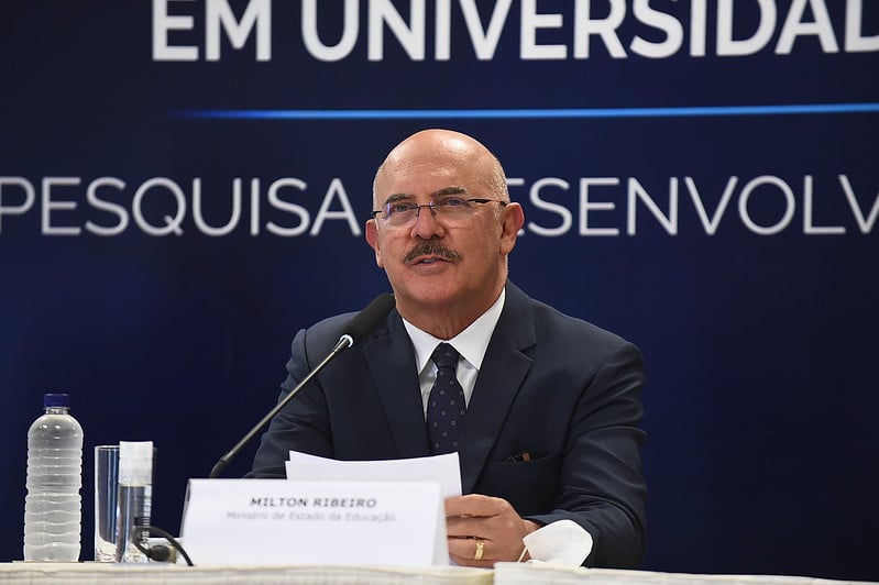 O ministro Milton Ribeiro disse que o MEC tem a realização do Exame Nacional do Ensino Médio (Enem) sob controle [fotografo] Luis Fortes/MEC [/fotografo]