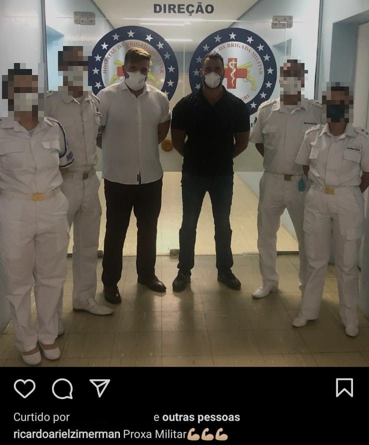 Médicos Ricardo Zimerman e Flávio Cadegiani.