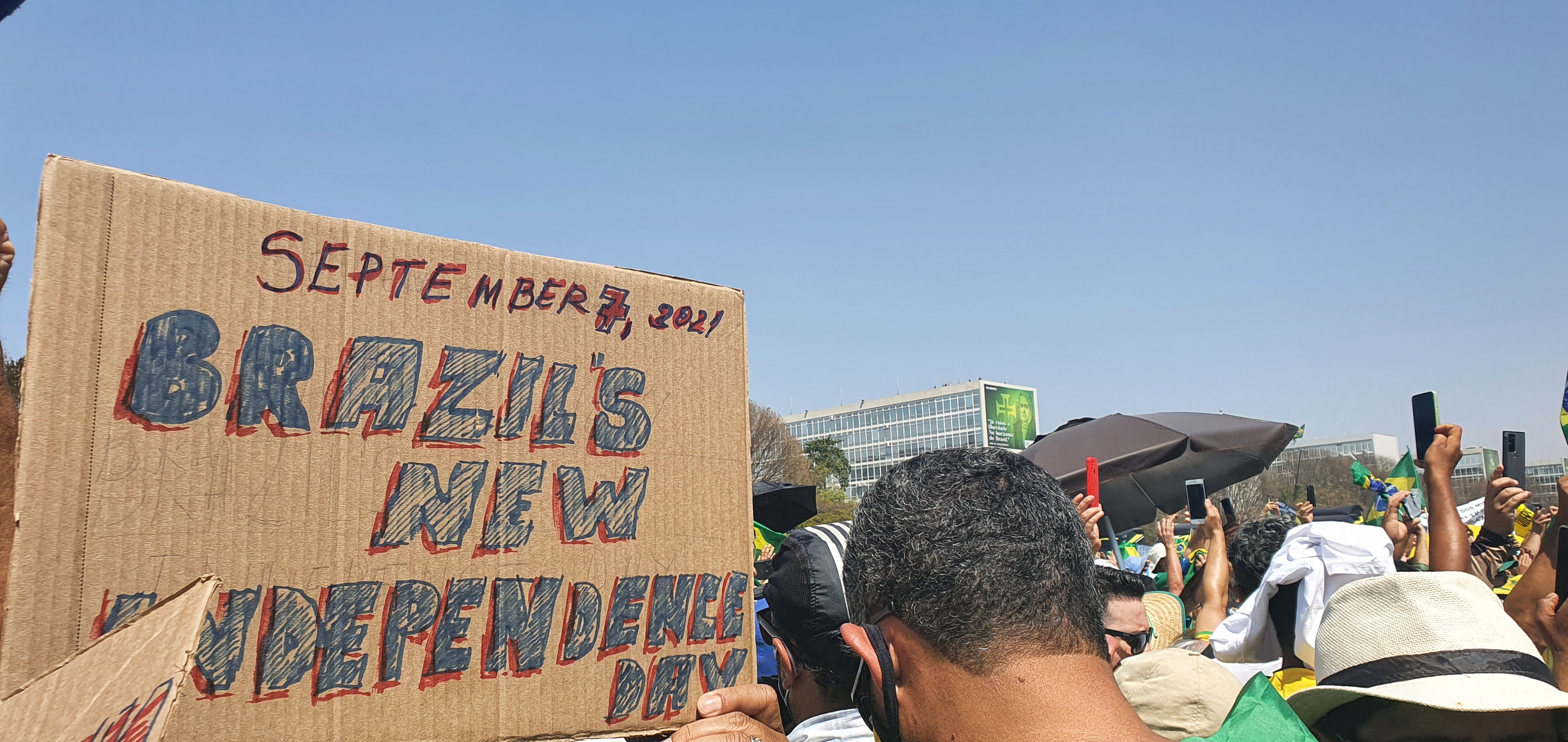 Ato antidemocrático do sete de setembro em Brasília, em sete de setembro de 2021 [fotografo] Guilherme Mendes/Congresso em Foco[/fotografo]