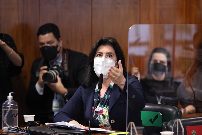 Para Simone Tebet, Bolsonaro subiu um degrau na escalada contra as instituições democráticas[fotografo]Roberto Castello[/fotografo]