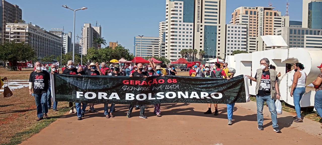 Movimento Fora Bolsonaro protesta no Sete de Setembro em Brasília [fotografo] Lucas Neiva [/fotografo]