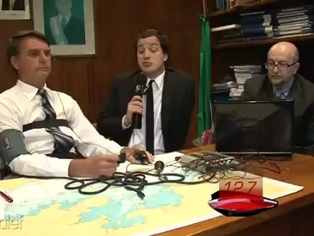 Bolsonaro, durante entrevista ao programa 