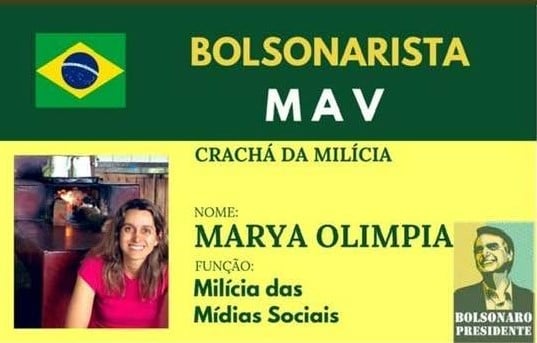 Promotora Marya Olímpia Ribeiro Pacheco exibe em seu Facebook um 