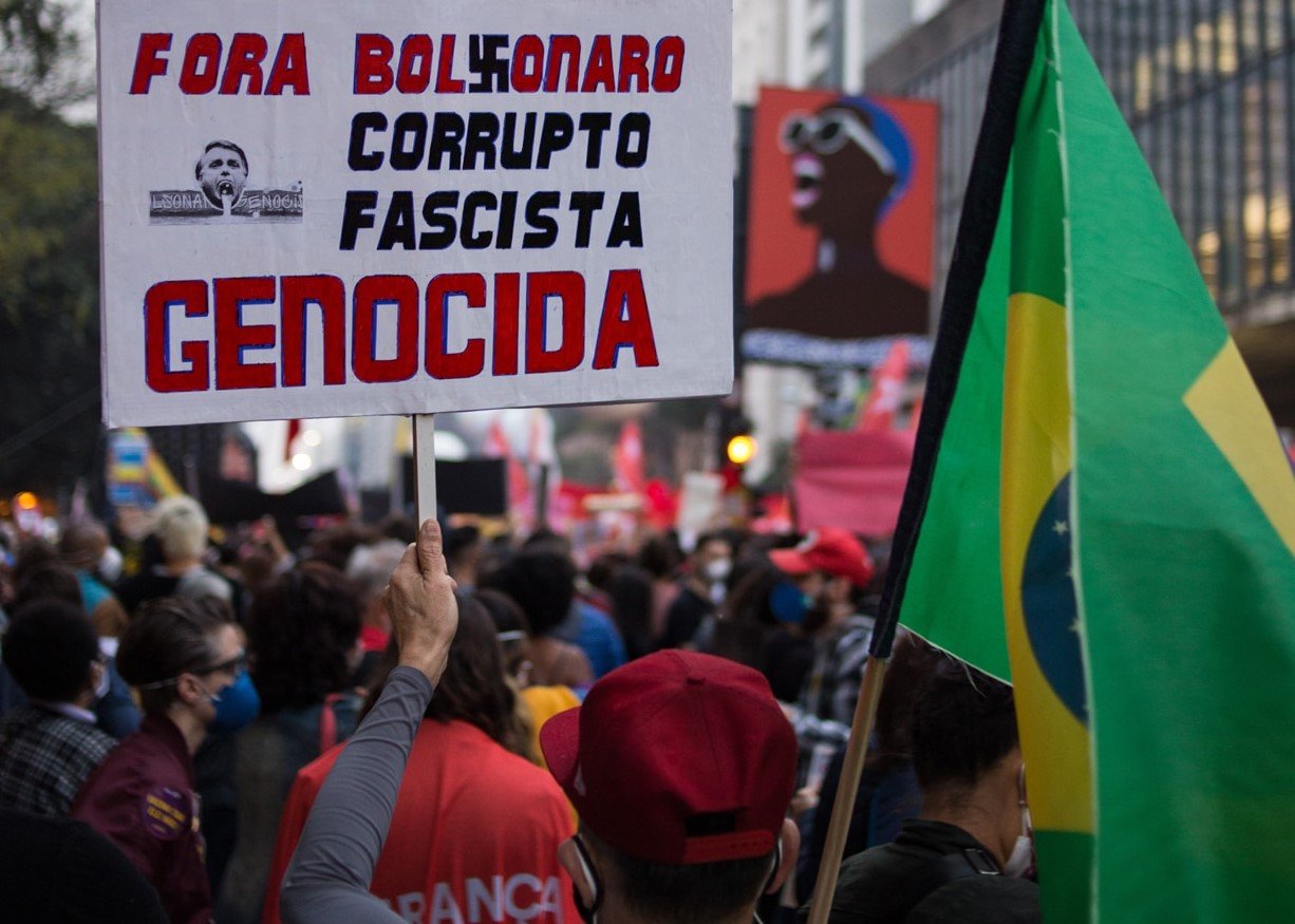 Manifestação na avenida Paulista pedindo o Impeachment do presidente Bolsonaro   [fotografo] Felipe Campos Mello/Fotos Públicas [/fotografo]