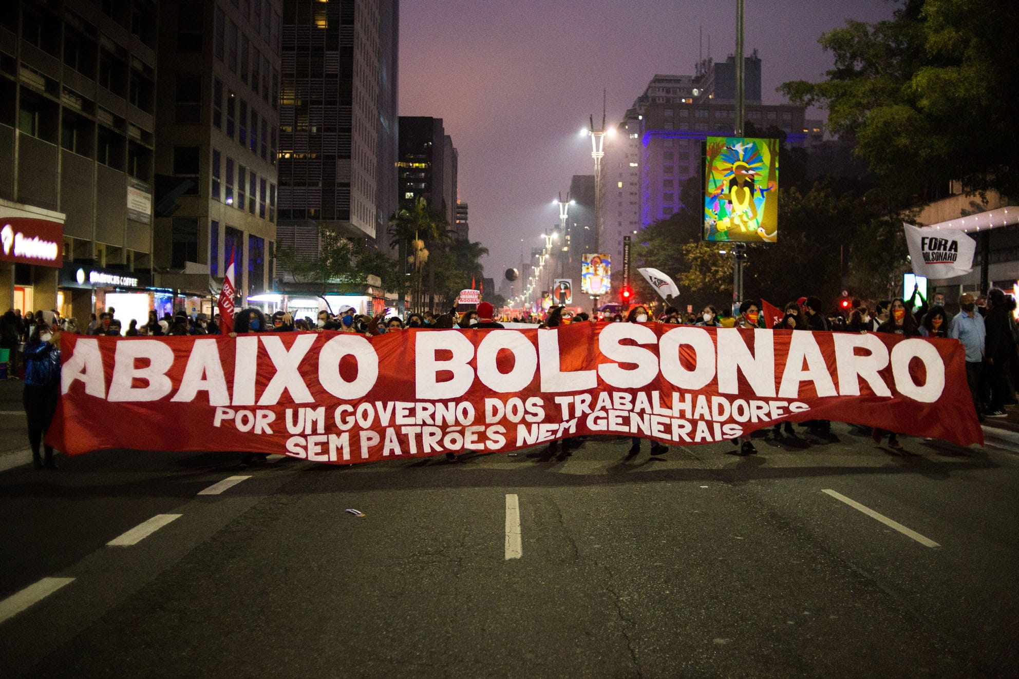 Entidades sindicais e partidos de esquerda organizam mobilização nacional em defesa da democracia e pela prisão de Bolsonaro. Foto: Felipe Campos Mello via Fotos Públicas[/fotografo]