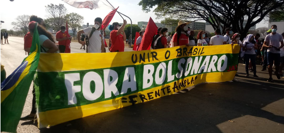 Manifestantes pedem aliança suprapartidária contra Bolsonaro[fotografo]Tiago Rodrigues[/fotografo]