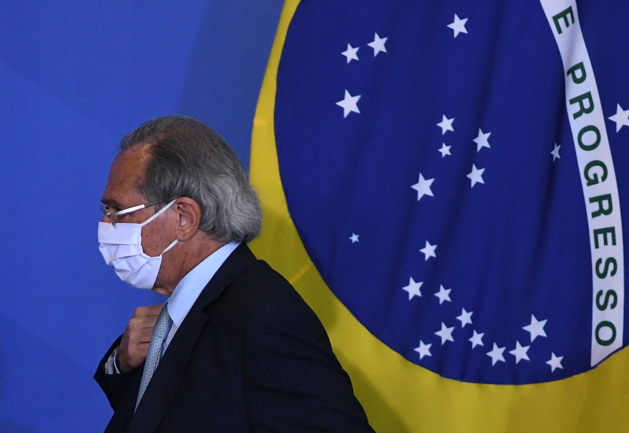 Paulo Guedes tenta se manter cargo após debandada na pasta. Foto: Edu Andrade/Ascom/ME