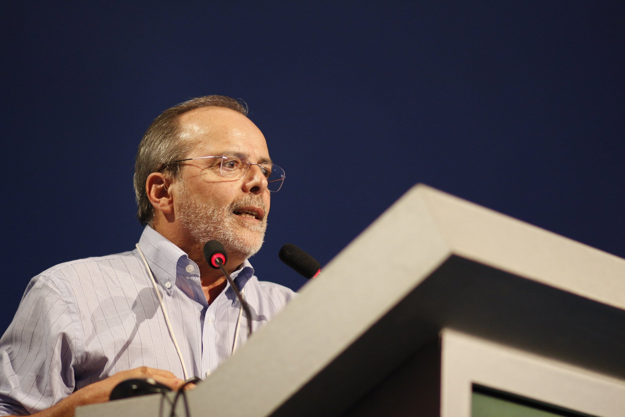 O epidemiologista Cesar Victora, agraciado com a Medalha da Ordem do Mérito Científico pelo governo federal. Foto: Abrasco via Flickr