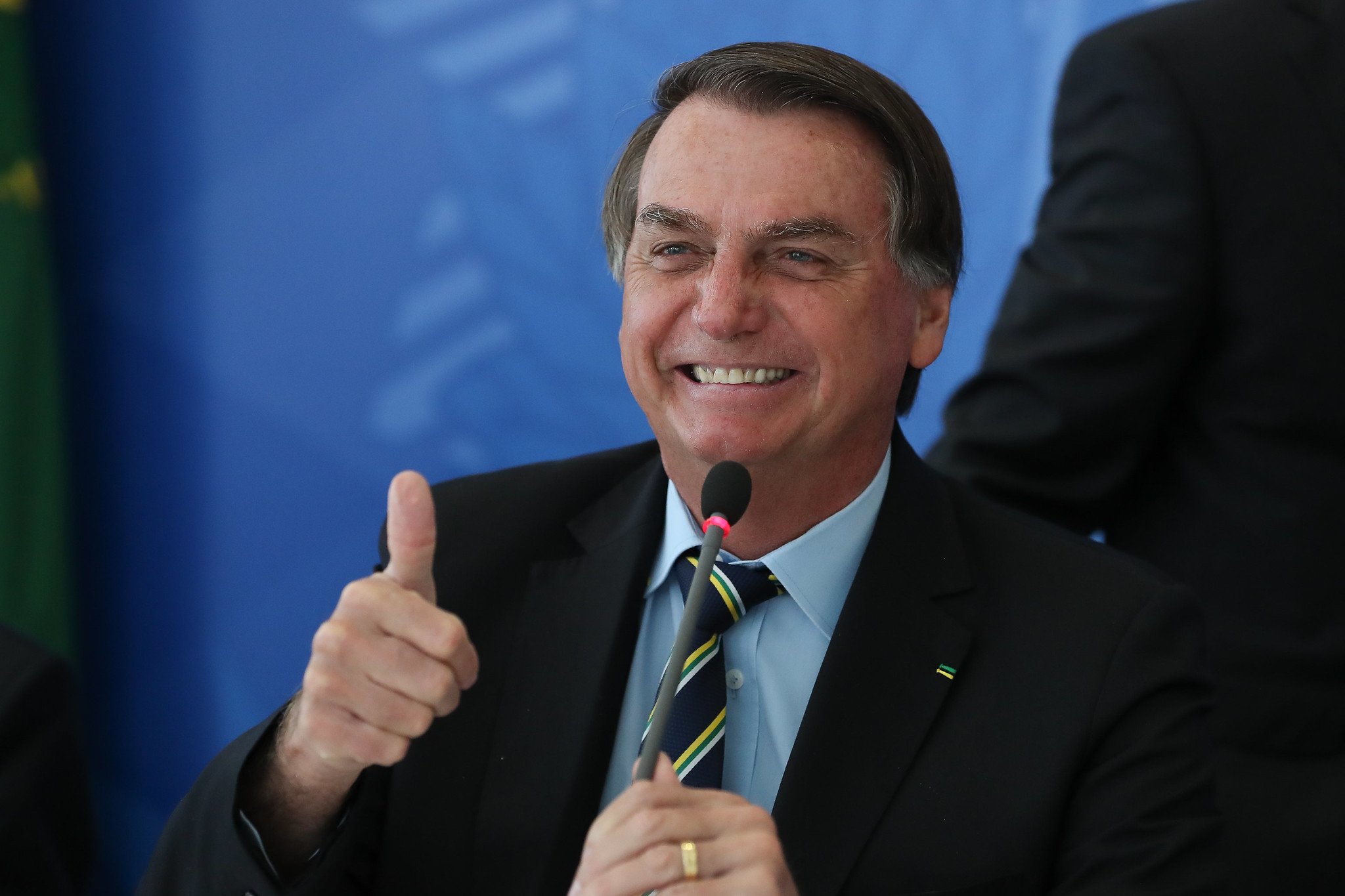 O presidente Jair Bolsonaro durante evento em maio de 2021. Foto: Marcos Corrêa/PR