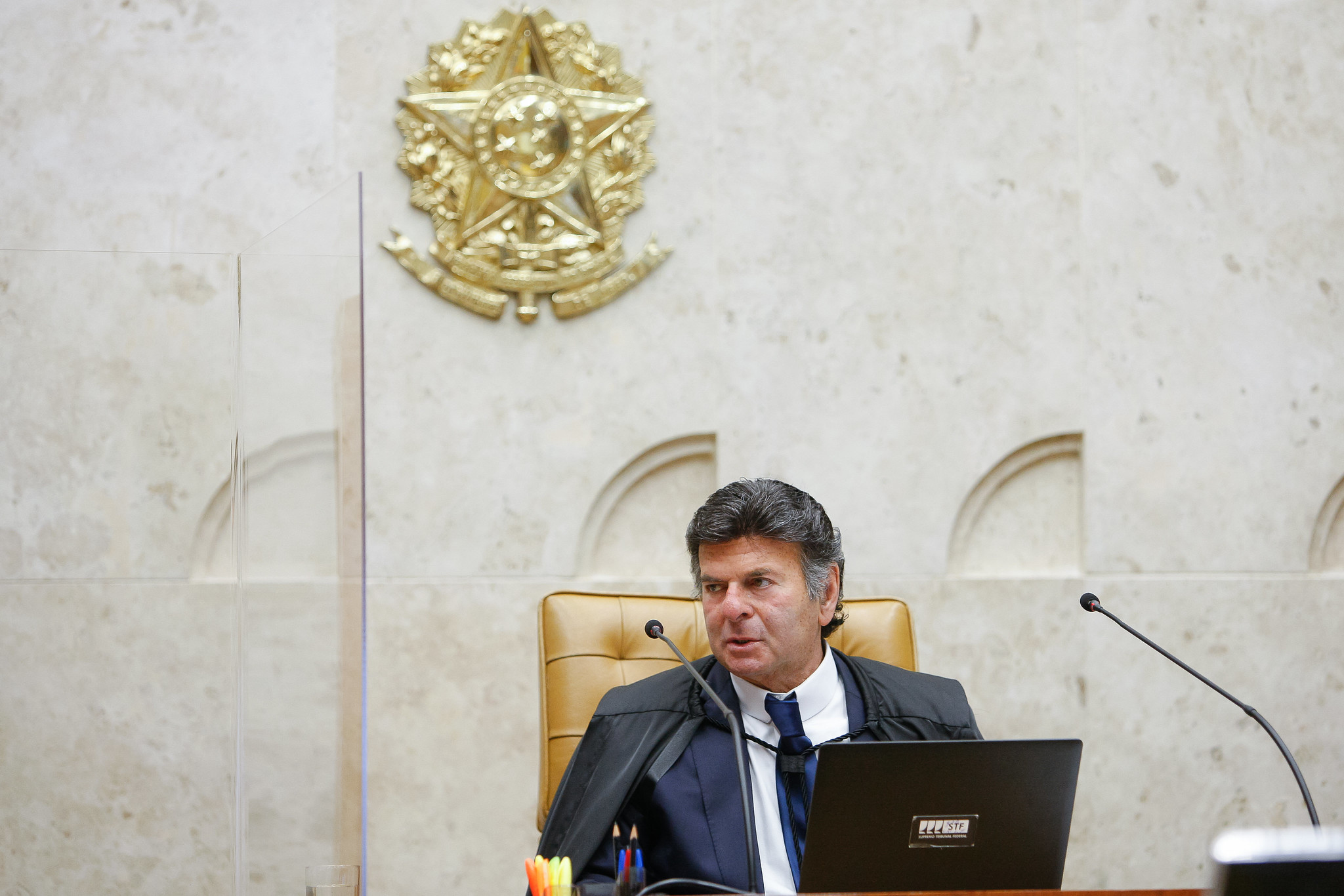 Ministro Luiz Fux preside sessão plenária do STF. Foto: Fellipe Sampaio /SCO/STF