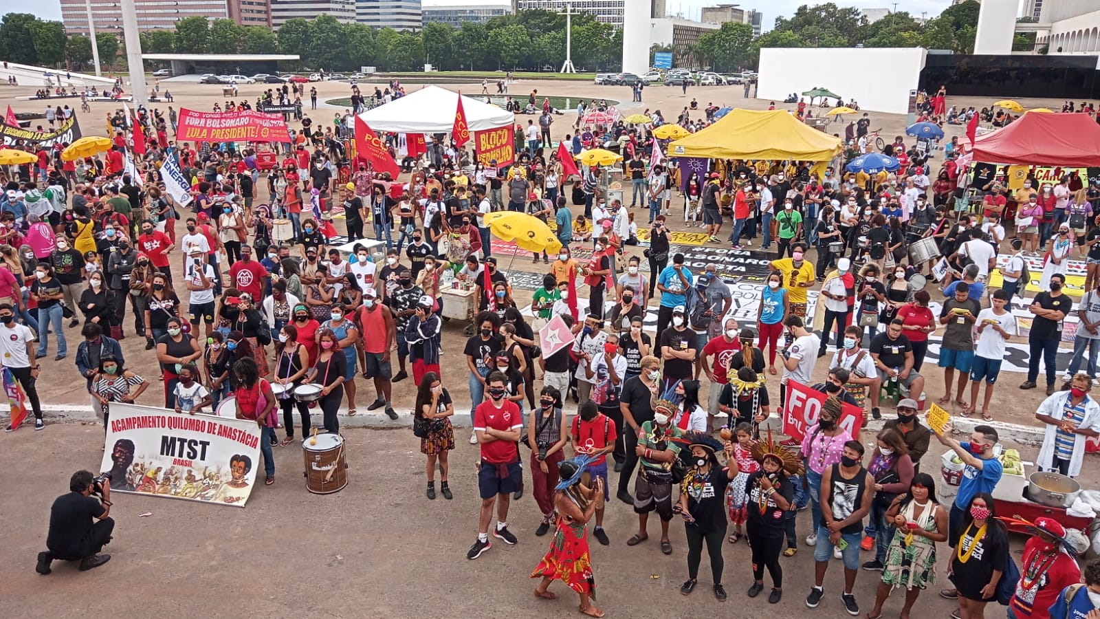 Segundo cientistas políticos, a mobilização da esquerda não deve pedir prisão de Bolsonaro. MST alega consenso apenas na defesa da democracia e no pedido de não anistia aos golpistas de 8 de janeiro. Foto: Lucas Neiva/Congresso em Foco