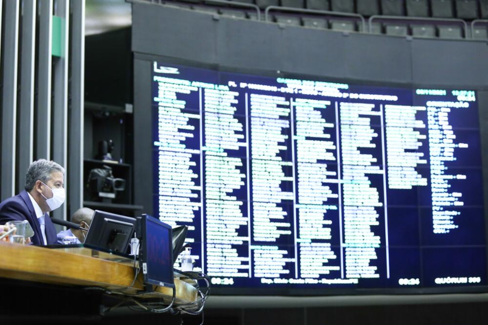 Plenário durante votação da PEC dos Precatórios em novembro de 2021. Foto: Antônio Augusto/Câmara dos Deputados