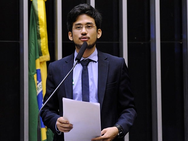 Kim utilizou o tempo de liderança do Democratas para se desculpar publicamente sobre sua fala no Flow Podcast. Foto: Câmara dos Deputados