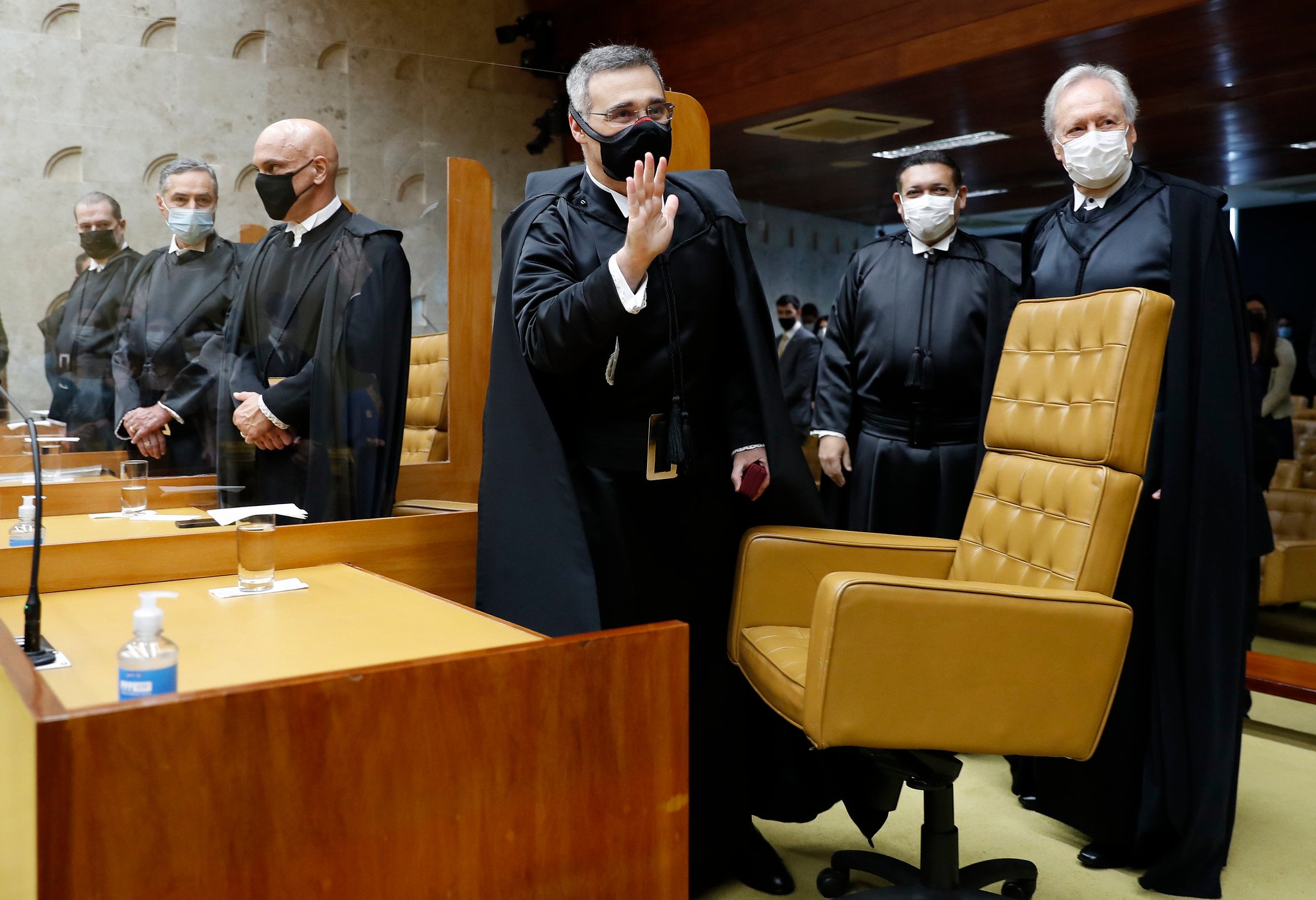 André Mendonça durante sua posse no Supremo Tribunal Federal. Foto: Fellipe Sampaio/SCO/STF