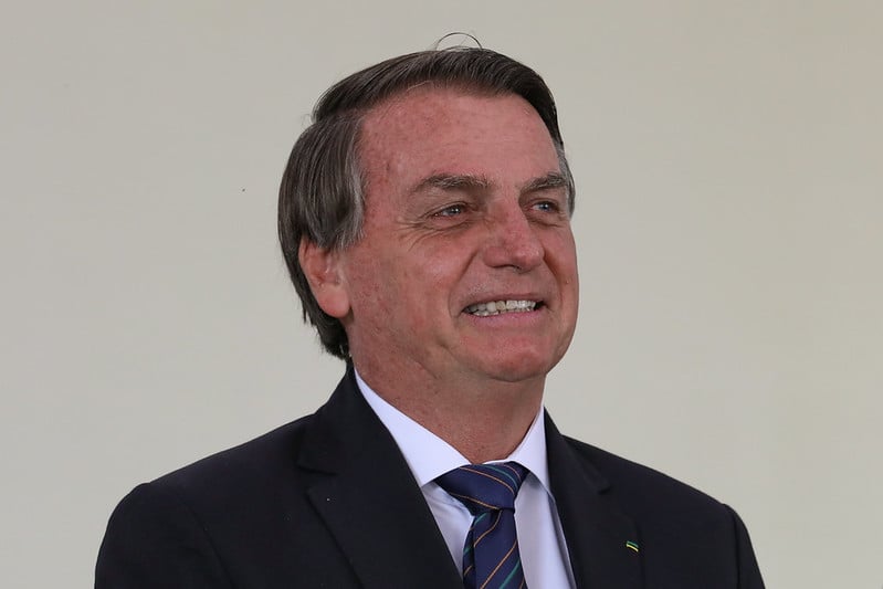 O presidente Jair Bolsonaro (PL) afirmou que o ex-presidente Lula (PT) é o 