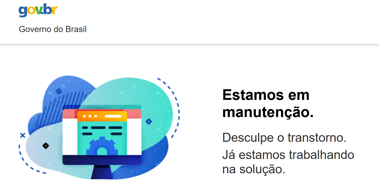 Site chegou a voltar ao ar na manhã de sábado (25), mas com falhas e lentidão até cair novamente