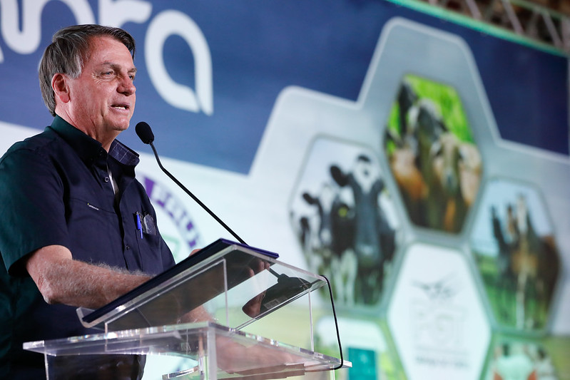 Bolsonaro durante evento em Brasília em setembro de 2021. Foto: Alan Santos/PR 