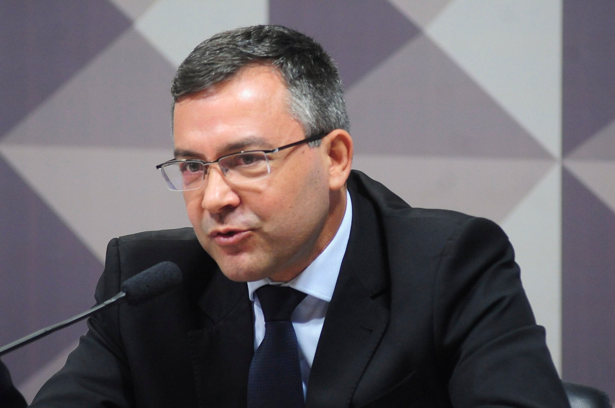 O presidente do Fórum Nacional Permanente de Carreiras Típicas de Estado (Fonacate), Rudinei Marques. Foto: Pedro França/Agência Senado