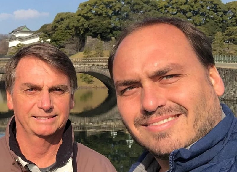 Carlos Bolsonaro, filho zero três do ex-presidente, cuida das redes do pai há mais de dez anos. Foto: reprodução/Instagram