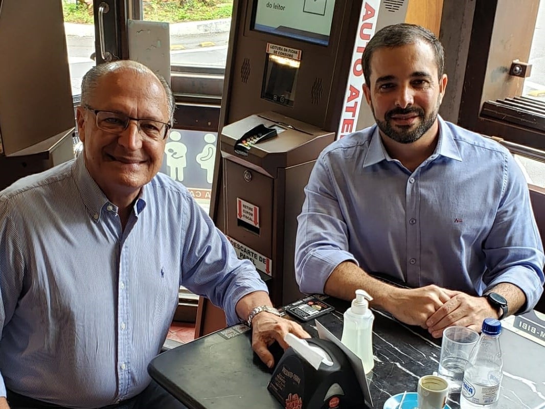 Alckmin e Amilton, durante encontro recente