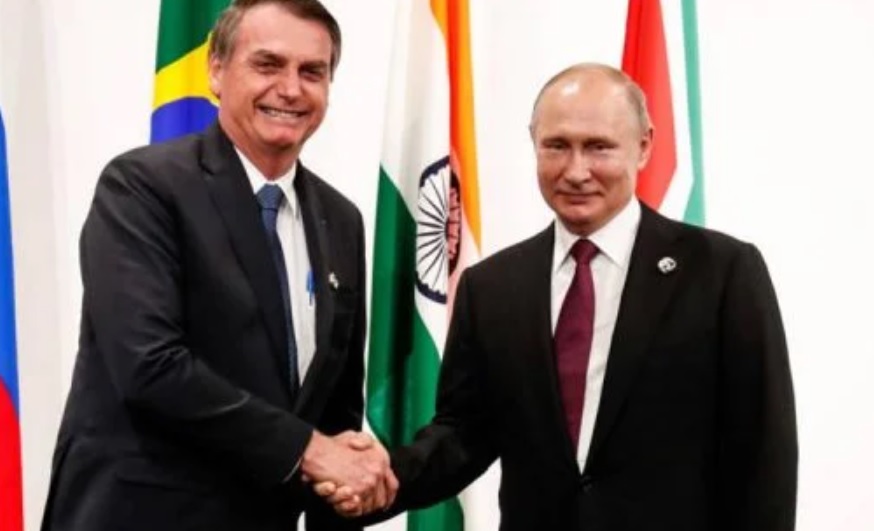 Bolsonaro econtra-se com Putin na iminência de uma guerra entre a Rússia e a Ucrânia. Foto: Alan Santos/PR