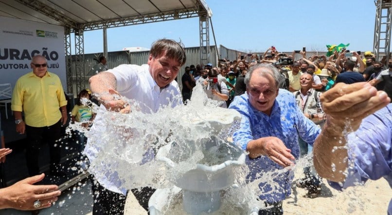 Bolsonaro em visita a Pernambuco, em 2020. Foto: Isac Nóbrega/PR