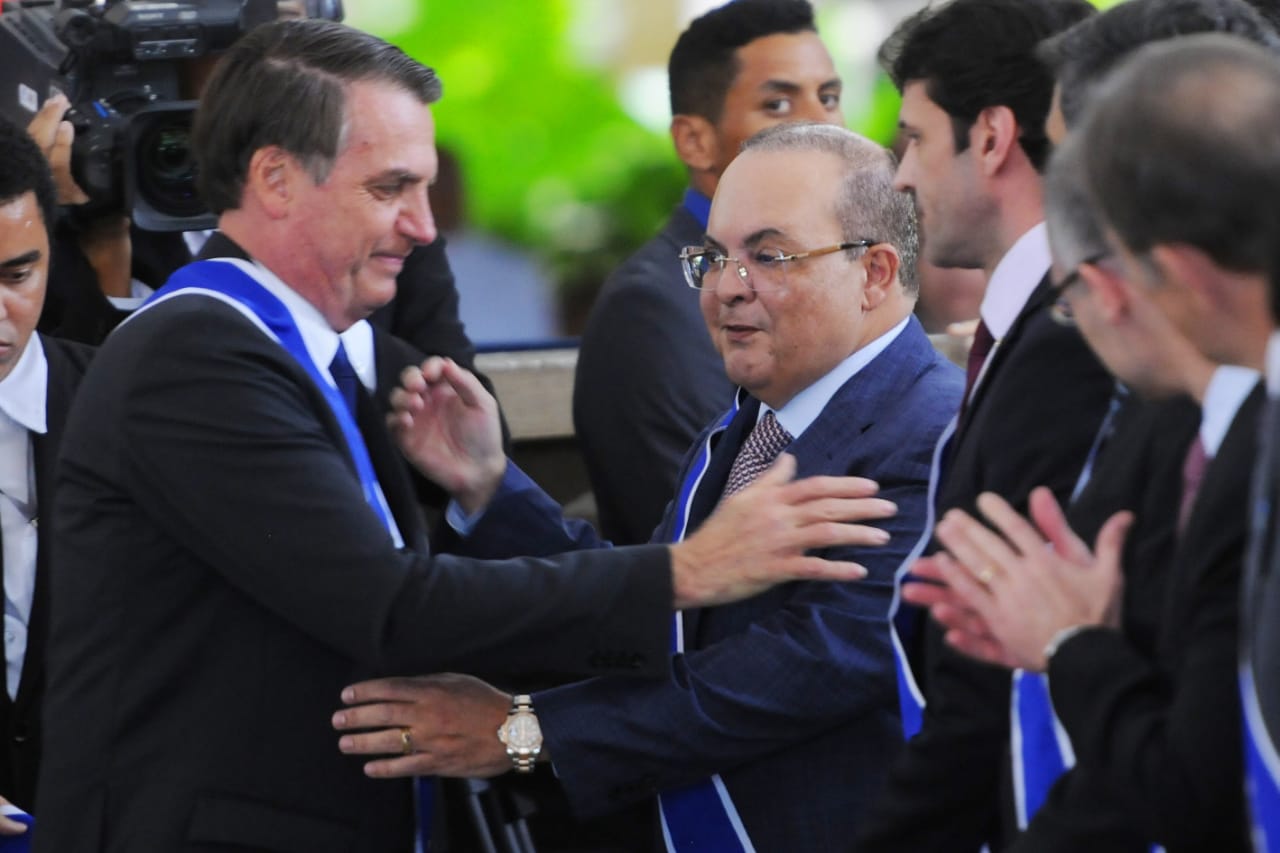 Bolsonaro vence a eleição no DF, unidade da faderação governada por seu aliado, Ibaneis Rocha. Foto: Agência Brasília