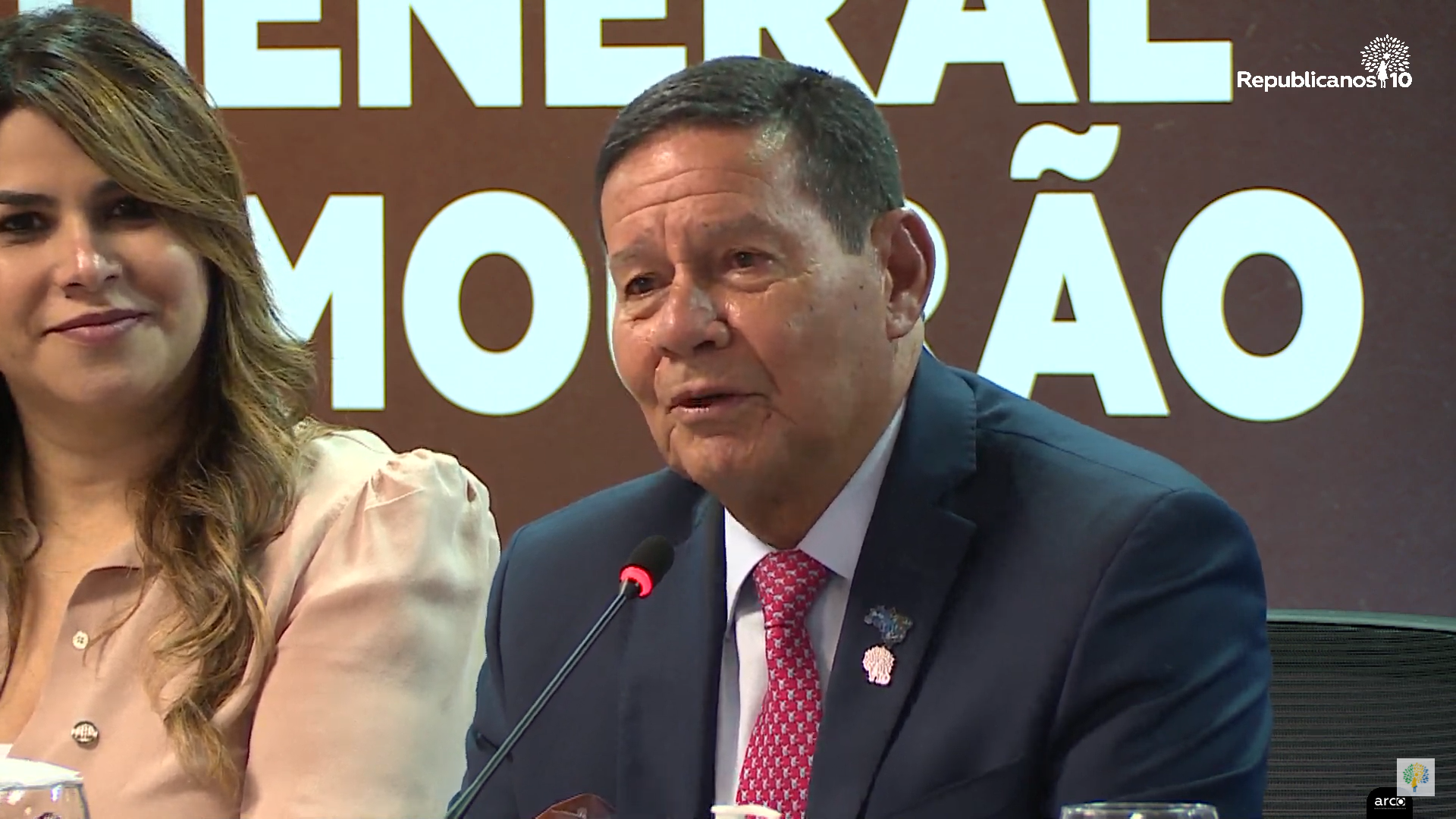 Hamilton Mourão: expoente da extrema-direita que desembarca agora no Senado. Foto: reprodução/YouTube