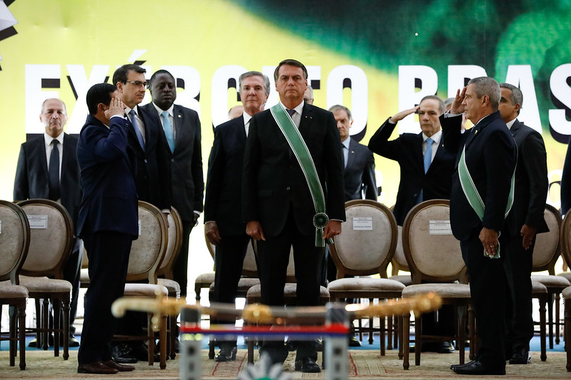 Presidente Jair Bolsonaro durante Passagem de Comando do Exe´rcito.

Foto: Alan Santos/PR