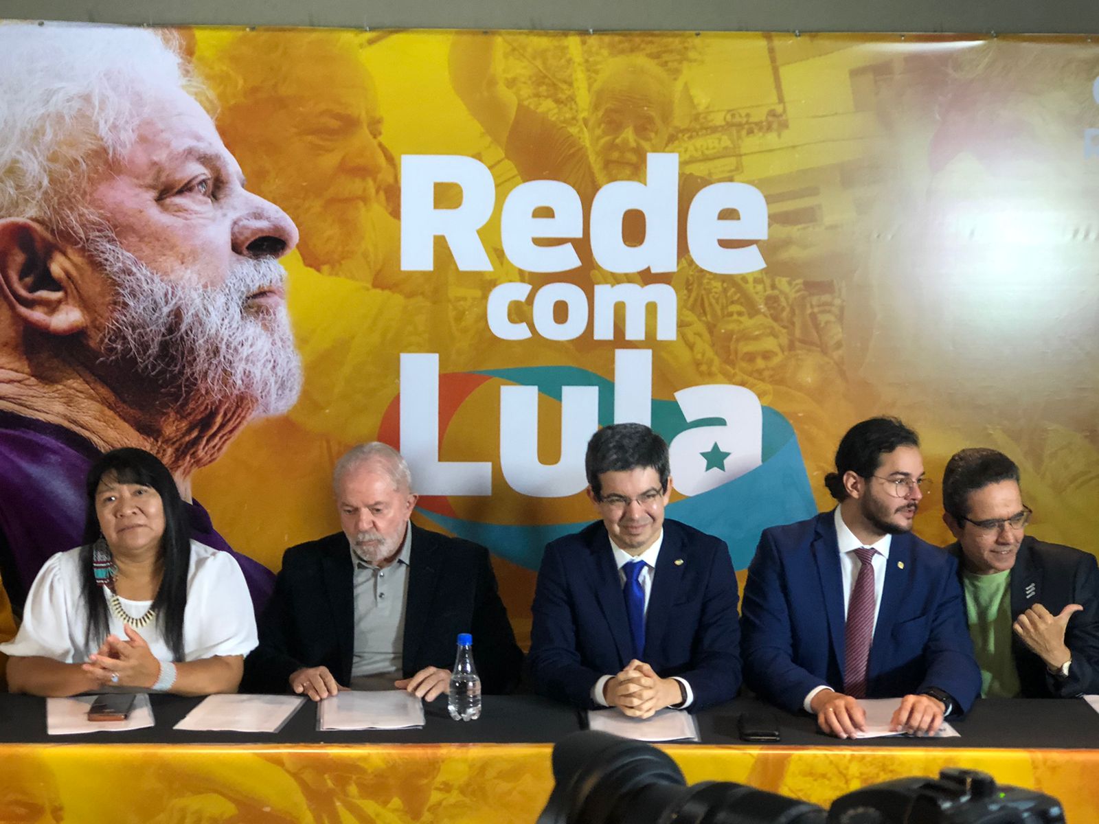 A ex-ministra Marina Silva e Heloísa Helena, integrantes da Rede, não participaram do evento de apoio a Lula, que ocorreu em Brasília. Foto: Congresso em Foco