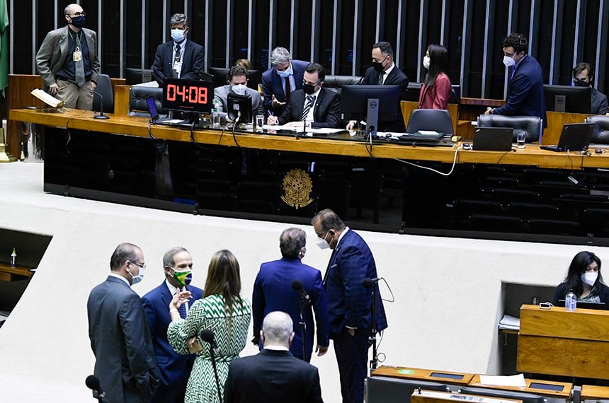 O plenário do Senado Federal pode votar nesta terça-feira o PL 4.059/2021, que muda o limite de gastos com propaganda em anos eleitorais. Foto: Jefferson Rudy/Agência Senado 