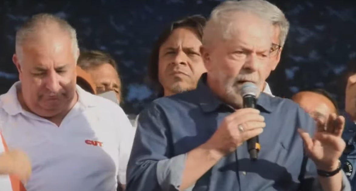 Segundo a assessoria de imprensa de Lula, ninguém se feriu. Depois do ocorrido, o petista cumpriu sua agenda e compareceu a um ato na Unicamp. Foto: Reprodução vídeo