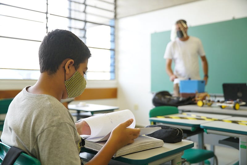 Escolas foram fortemente atingidas durante a pandemia. Foto: Governo de São Paulo