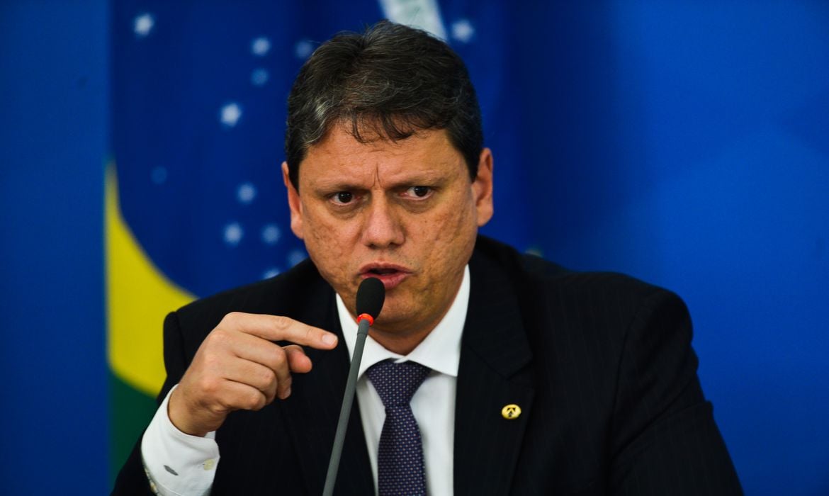 Tarcisio de Freitas lidera a corrida eleitoral em São Paulo. Foto: Marcello Casal Jr./ Agência Brasil 