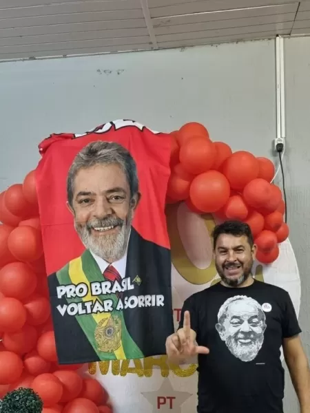 Justiça do Paraná acatou a denúncia do Ministério Público contra Jorge Guaranhos, autor do assassinato de Marcelo Arruda, tesoureiro do PT.  Foto: Reprodução/Twitter