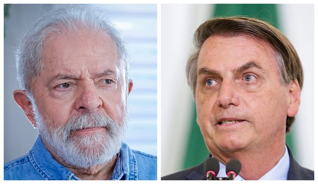 Lula e Bolsonaro ficarão frente a frente neste domingo pela primeira vez. Fotos: Ricardo Stuckert e Caroline Antunes/PR