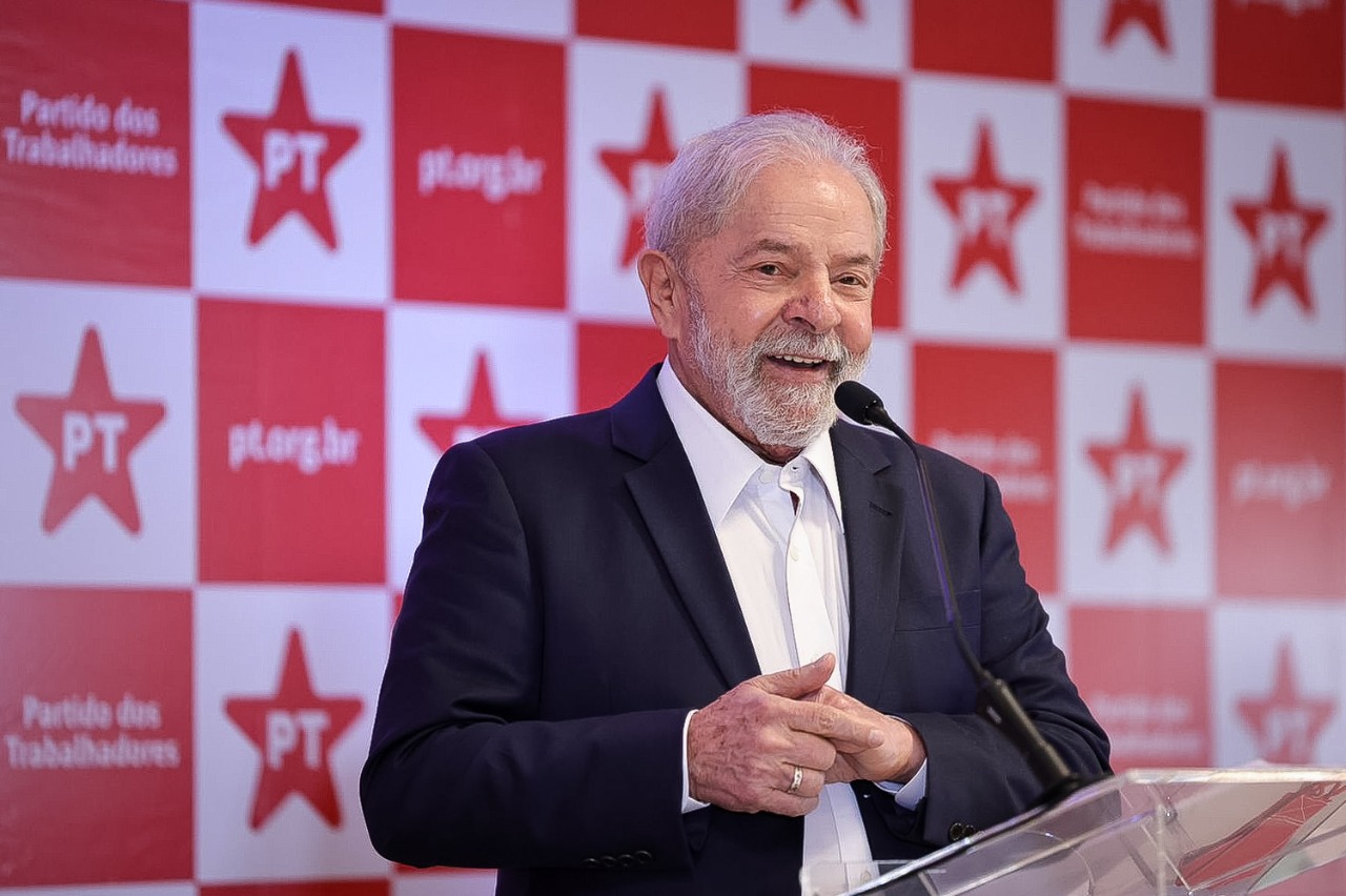 Ex-presidente Lula, candidato do PT à Presidência, continua liderando as intenções de voto segundo pesquisa divulgada pelo Datafolha. Foto: Reprodução/vídeo. Foto: Ricardo Stuckert