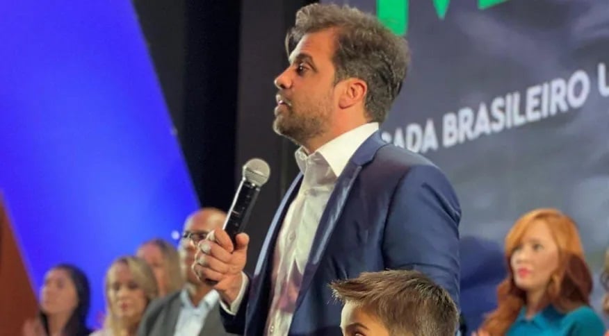 Após ter sua candidatura a presidente negada, Pablo Marçal se candidatou a deputado federal, pleito agora reconhecido pelo TRE-SP. Foto: Divulgação/Pros