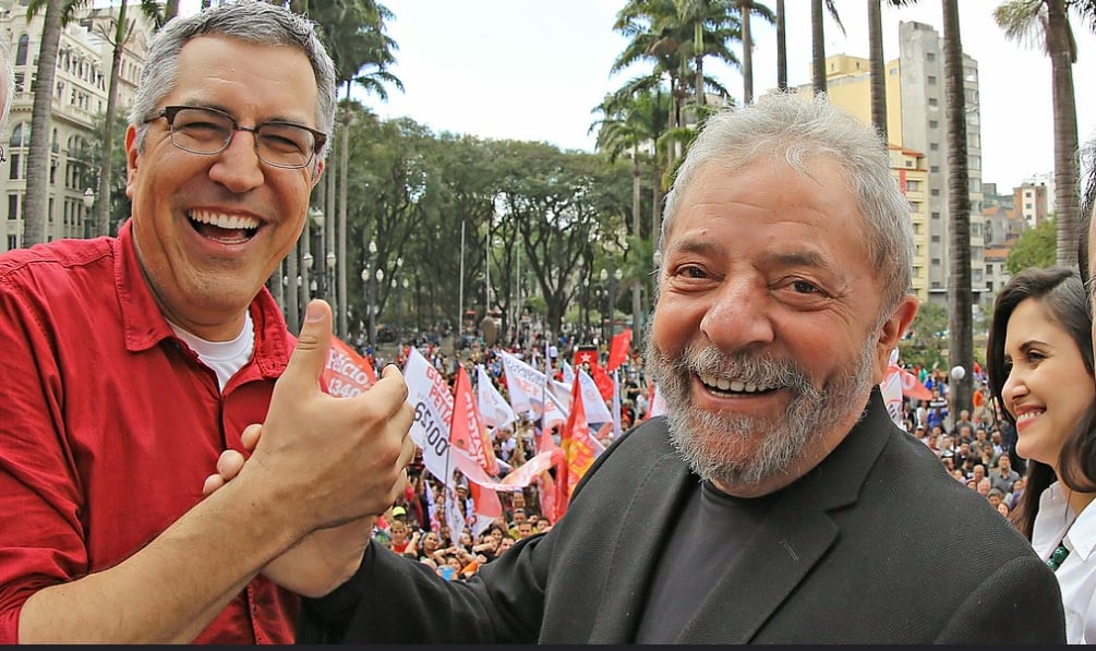 Alexandre Padilha e Lula em campanha. Foto: Ricardo Stuckert