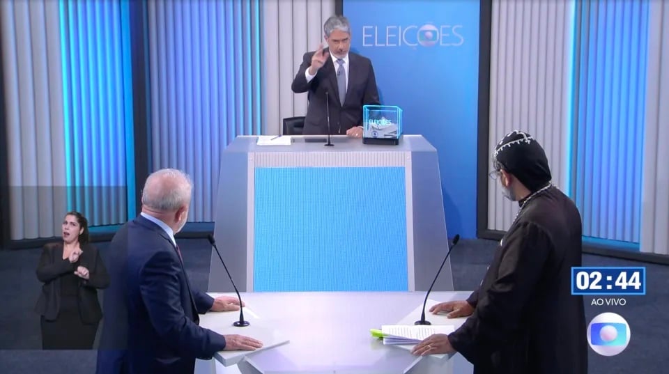 A agência digital DSC LAB levantou para o Congresso em Foco os memes sobre o debate na Globo mais compartilhados nas redes sociais. Foto: Reprodução/TV Globo