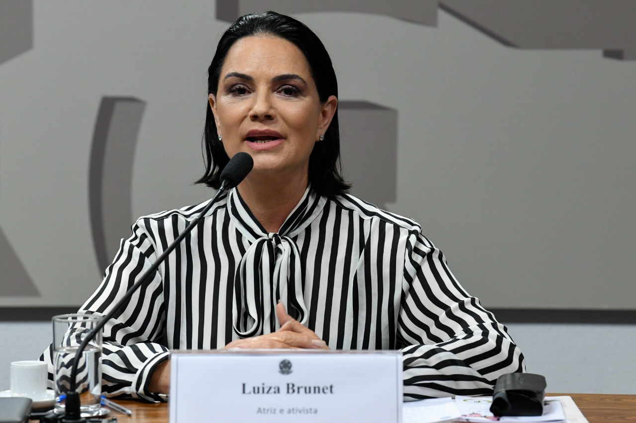 Vítima ela mesma de agressão, Luiza Brunet tornou-se ativista contra a violência de gênero. Foto; Agência Brasil