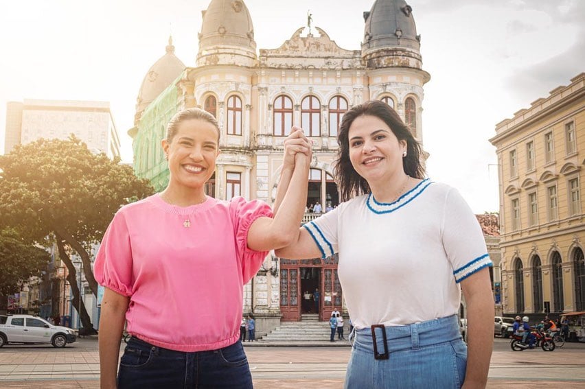 Raquel Lyra (PSDB) tem como vice a deputada estadual Priscila Krause. Foto: Divulgação