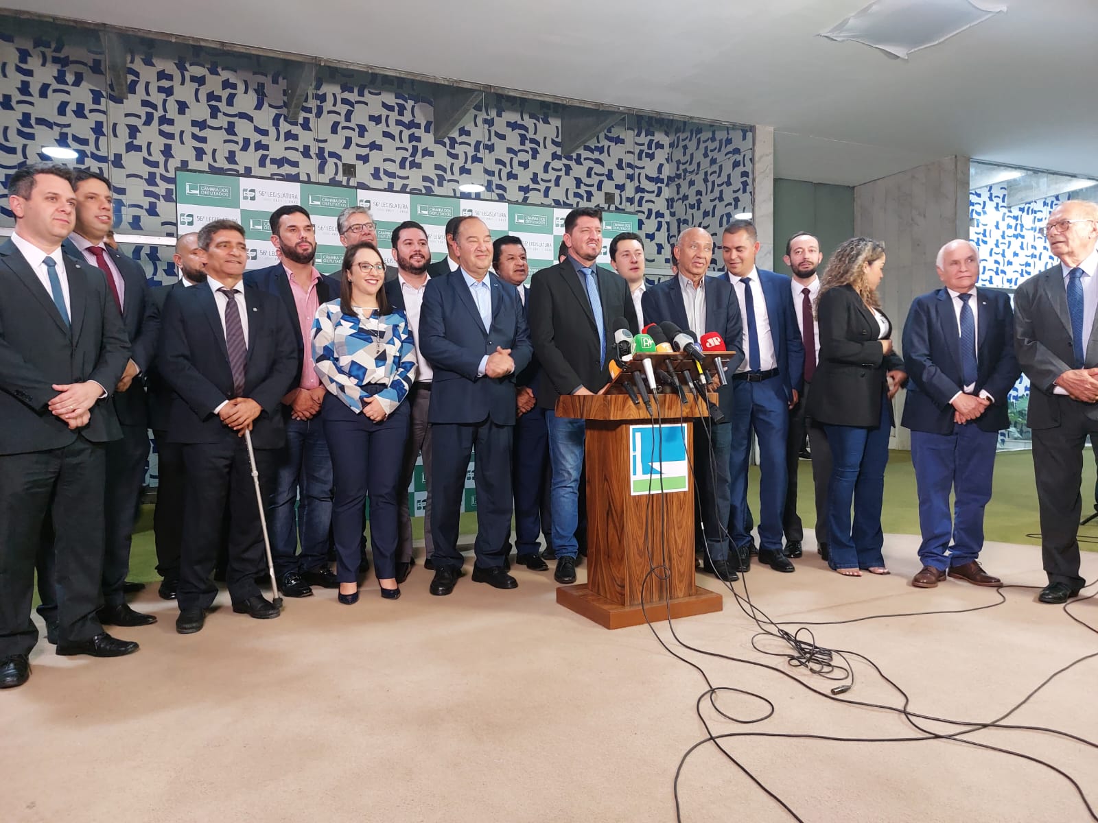 Novo partido preserva o nome do Podemos, e utiliza o número eleitoral 20, do PSC. Bancada terá 18 deputados e seis senadores. Foto: Lucas Neiva/Congresso em Foco